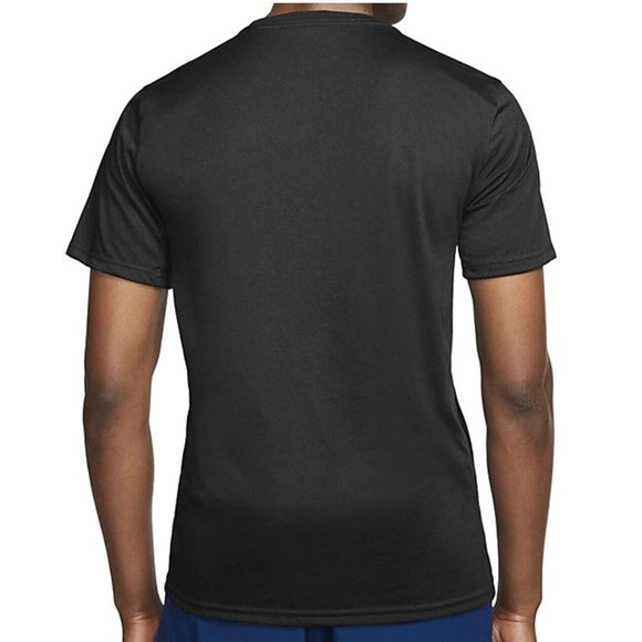 Nike Dri Fit short sleeve training t-shirt (black)- XL - Picture 2 of 13